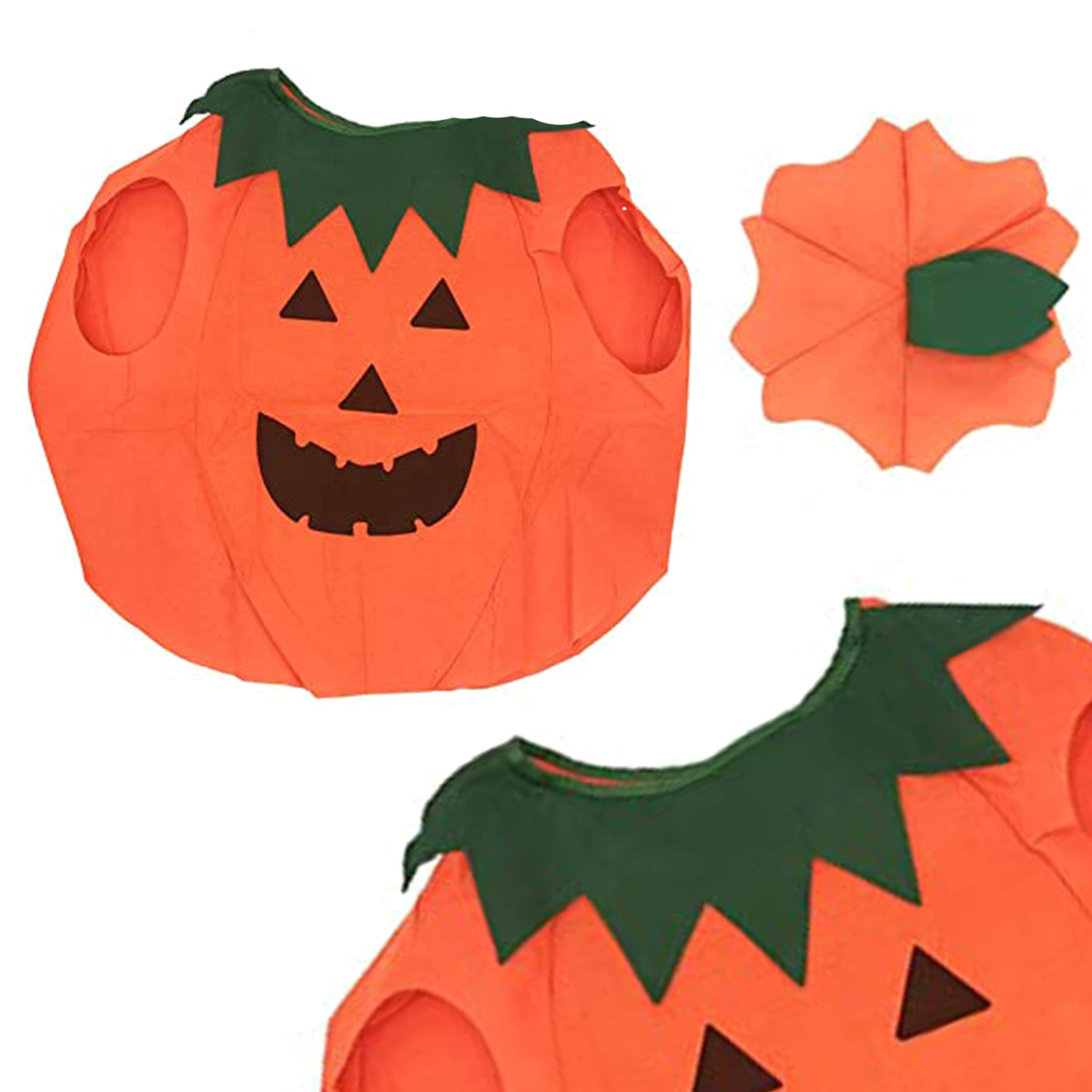 KOSTIUM DYNI PRZEBRANIE STRÓJ NA HALLOWEEN DYNIA NA BAL WYGODNY + CZAPKA