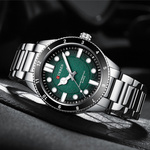 NOWOCZESNY ELEGANCKI ZEGAREK MĘSKI CURREN STAL NIERDZEWNA STYL DIVER KOLORY