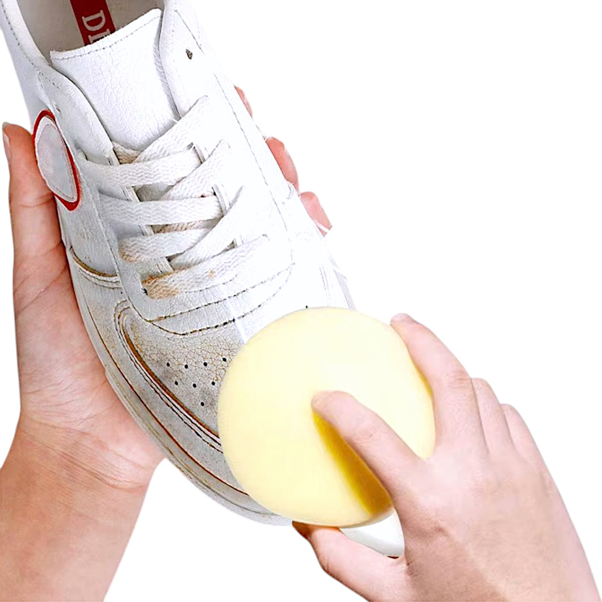 PASTA DO CZYSZCZENIA BIAŁYCH BUTÓW Z GĄBKĄ  WYBIELACZ DO OBUWIA BIAŁY 260G