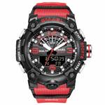 MODNY MĘSKI SPORTOWY ZEGAREK SMAEL STOPER BUDZIK MOCNY WODOODPORNY KOLORY