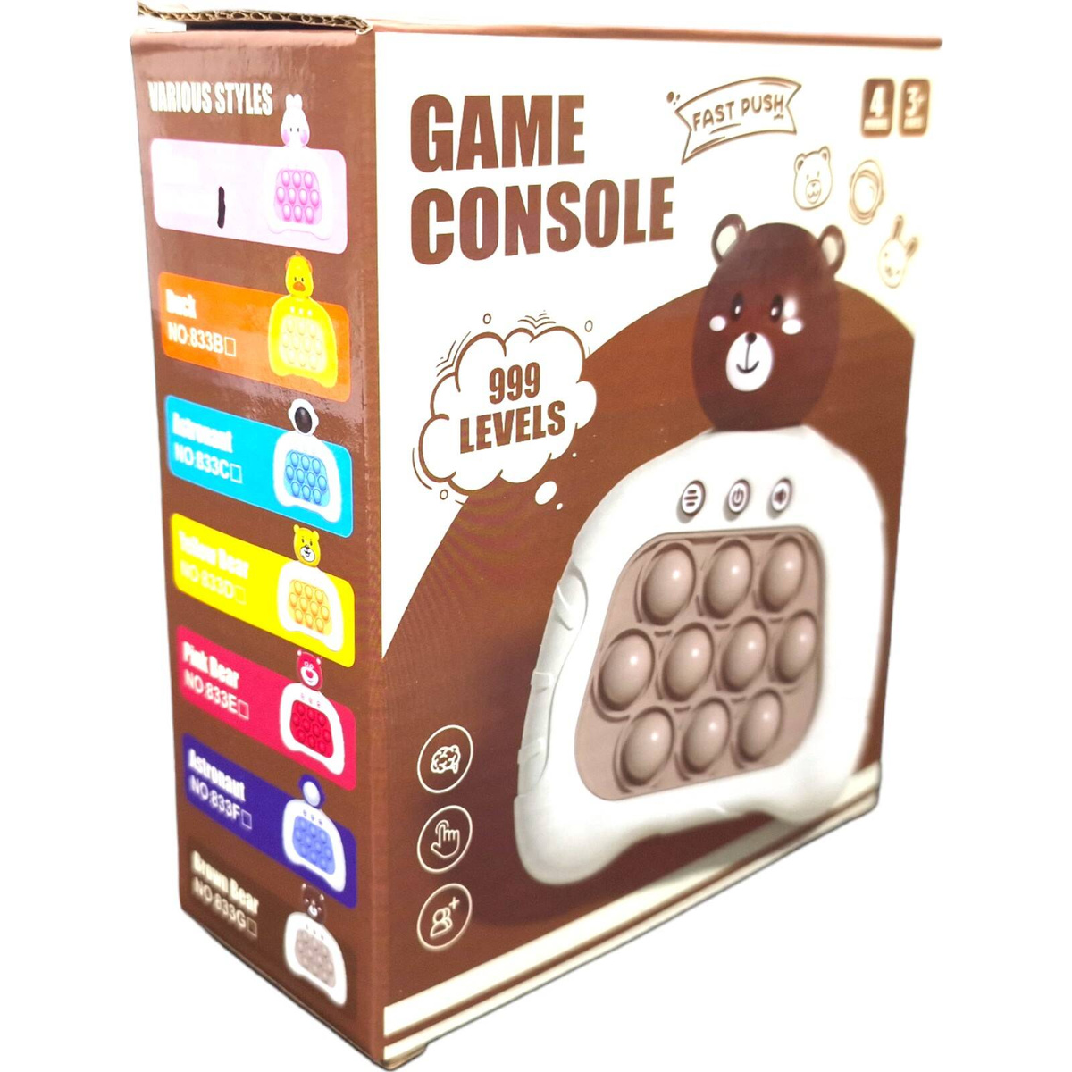 POP IT GRA ZRĘCZNOŚCIOWA ANTYSTRESOWA ELEKTRONICZNA KRÓLICZEK ZAJĄCZEK 999