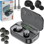 SŁUCHAWKI BEZPRZEWODOWE DOUSZNE BLUETOOTH POWERBANK NA SIŁOWNIĘ DO BIEGANIA