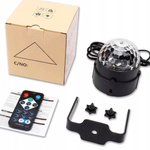 KULA DISCO PROJEKTOR RGB LED DYSKOTEKOWY REFLEKTOR NA IMPREZĘ LASER   PILOT