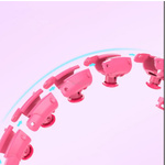 HULA HOP Z OBCIĄŻENIEM WYPUSTKAMI MASAŻ ODCHUDZAJĄCE SMART 24 SEKCJE 50-107