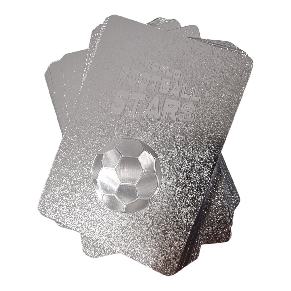 KARTY PIŁKARSKIE KOLEKCJONERSKIE DLA FANÓW FUTBOLU SREBRNE 55 PIŁKA NOŻNA