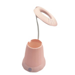 LAMPKA BIURKOWA Z POJEMNIKIEM LED USB PODSTAWKA NA TELEFON  DLA DZIECI