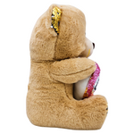 MASKOTKA MIŚ PLUSZOWY MASKOTKA SERCE LOVE PRZYTULANKA PREZENT PLUSZAK