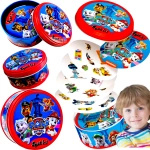 PSI PATROL DOBBLE GRA KARCIANA RODZINNA SPOT IT! 30 KART METALOWA PUSZKA