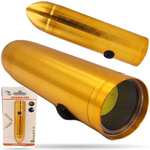 LATARKA COB KIESZONKOWA MINI DIODA LED 200M ALUMINIOWA 11CM KSZTAŁT NABOJU