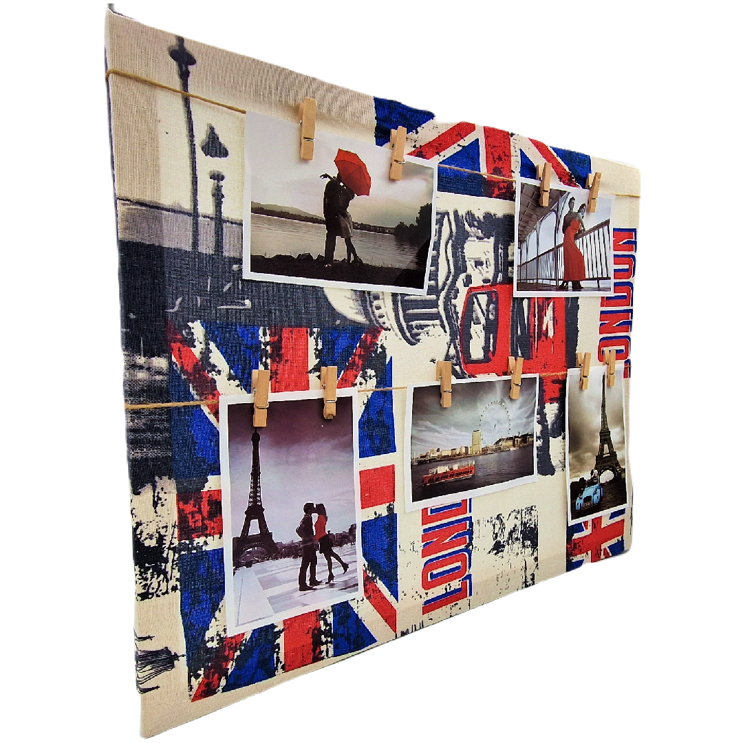 RAMKA NA 5 ZDJĘĆ MULTIFOTO KOLAŻ ANTYRAMA W STYLU URBAN MOTYW LONDYN PARYŻ