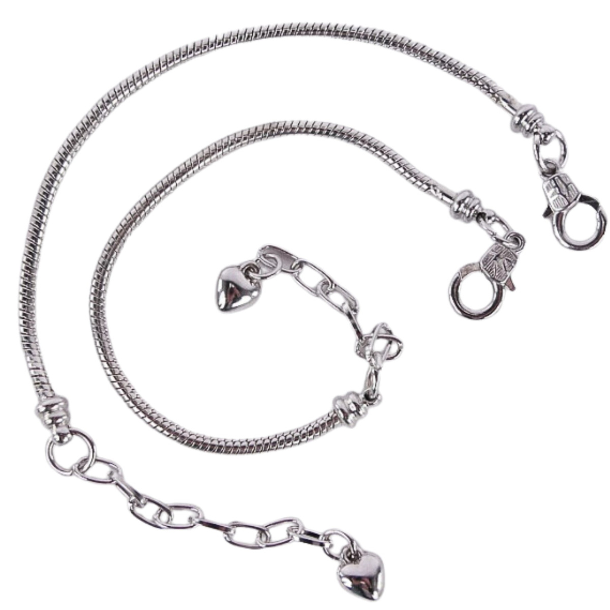 Zestaw do Robienia Bransoletek Koraliki Biżuterii Prezent Zawieszki Kuferek - NIEBIESKI