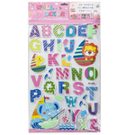 NAKLEJKI 3D NA ŚCIANĘ DLA DZIECI ALFABET ZWIERZĘTA OZDOBA POKOJU NA ŚCIANĘ