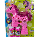 PISTOLET DO BANIEK DLA DZIEWCZYNKI JEDNOROŻEC + 2x PŁYN BAŃKI MYDLANE PEGAZ