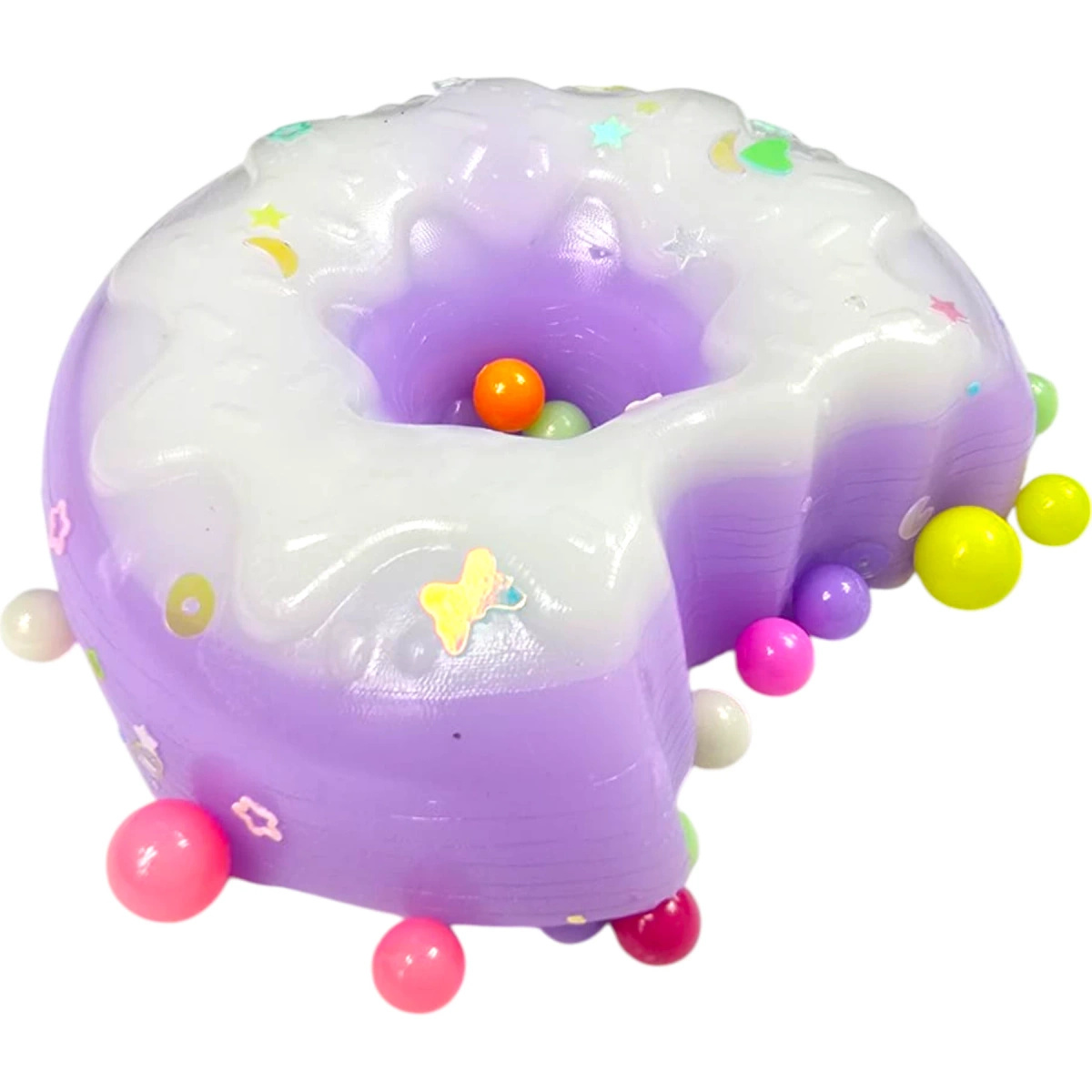 GNIOTEK ANTYSTRESOWY SENSORYCZNY DONUT PĄCZEK Z POSYPKĄ SQUISHY DONAT