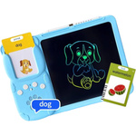 TABLET DO RYSOWANIA + CZYTNIK KART DO NAUKI ANGIELSKIEGO 224 SŁÓWKA EDU 2w1