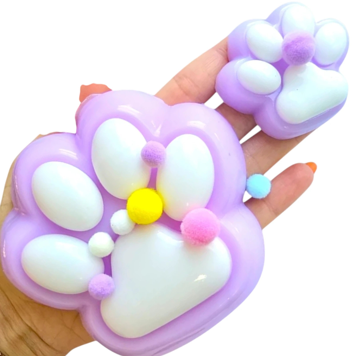 ZESTAW GNIOTKÓW ANTYSTRESOWYCH GNIOTEK ANTYSTRESOWY MEGA DUŻY XXL 2w1 ŁAPKA