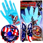 KAPITAN AMERYKA ZESTAW 2w1 RĘKAWICA JOJO DO STROJU ZABAWKA YOYO AVENGERS