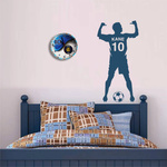 ZEGAR ŚCIENNY DLA KIBICA INTER MEDIOLAN DO POKOJU DZIECKA DLA FANÓW DRUŻYNY