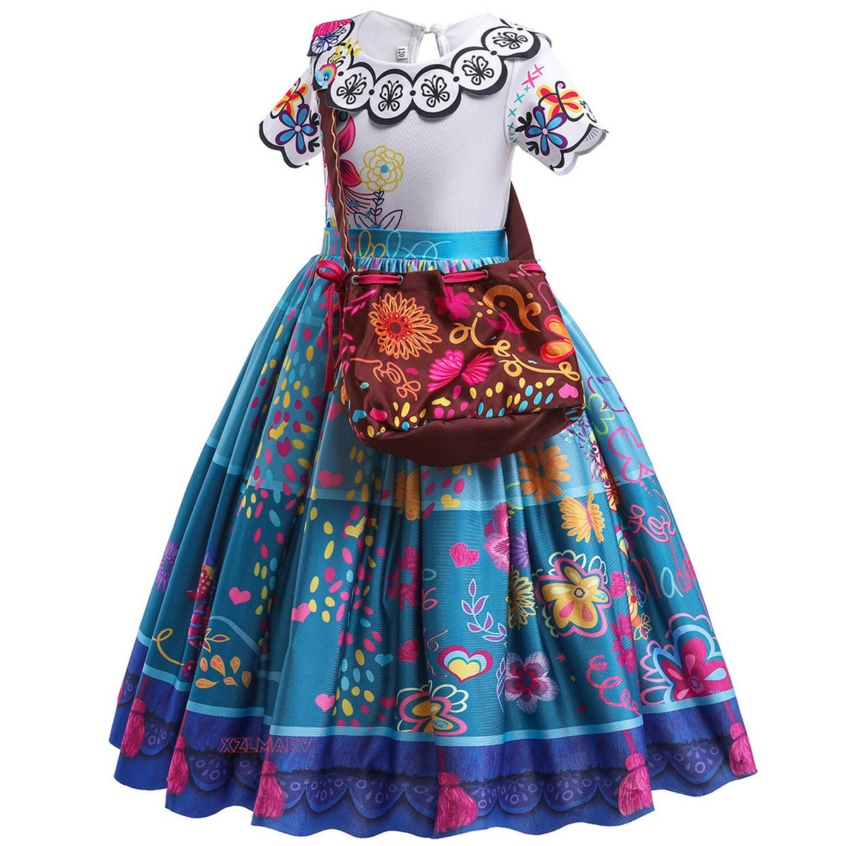 ENCANTO Kostium Dla Dziewczynki Sukienka Mirabel  r. 110