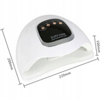 LAMPA DO PAZNOKCI UV LED 280W DO HYBRYD ŻELI MOCNA HYBRYDY SUN X15 MAX