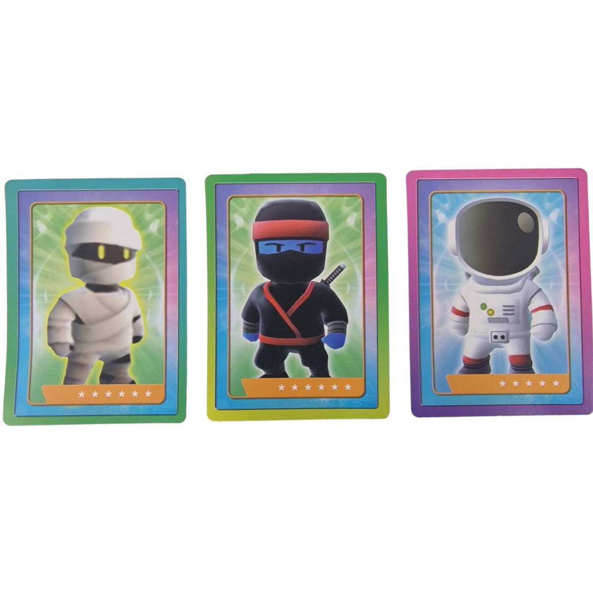 STUMBLE GUYS FIGURKA NIESPODZIANKA + 3 KARTY KOLEKCJONERSKIE SASZETKA  GRA