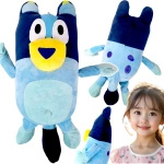 BLUEY I BINGO MEGA DUŻA PLUSZOWA MASKOTKA Z BAJKI PLUSZAK PRZYTULANKA BLUE