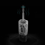 SZCZOTECZKA SONICZNA DO ZĘBÓW ELEKTRYCZNA 4 KOŃCÓW 6 TRYBÓW PRACY USB IPX7