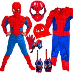 SPIDERMAN Zestaw Strój Dla Chłopca Kostium + Akcesoria