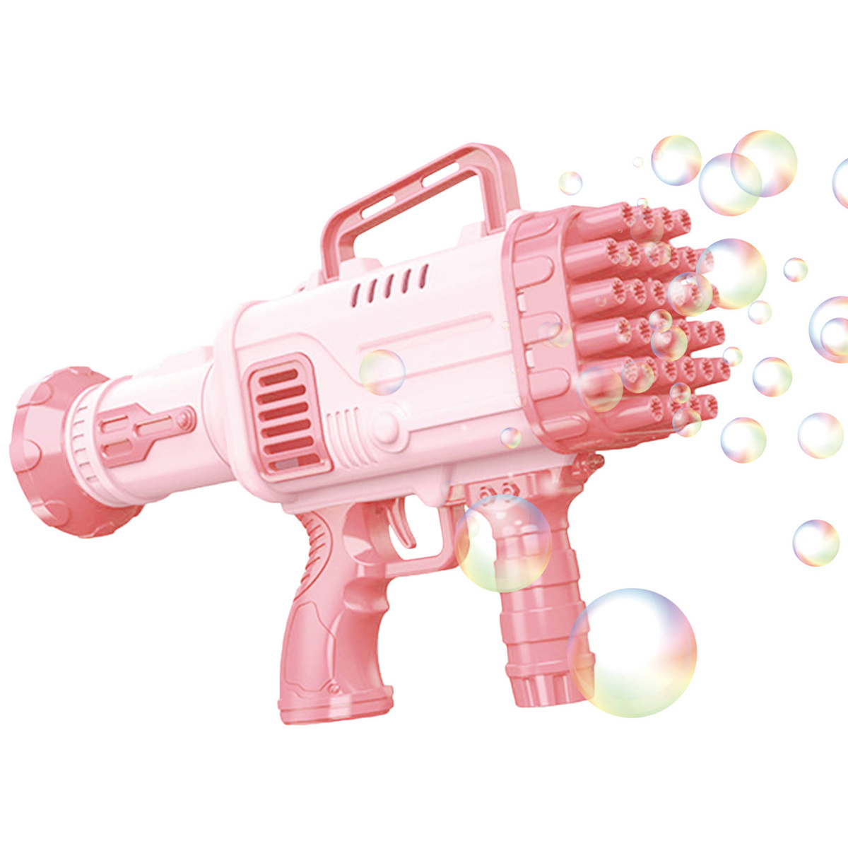 PISTOLET NA BAŃKI MYDLANE MASZYNKA WYRZUTNIA BANIEK MYDLANYCH BAZOOKA PŁYN