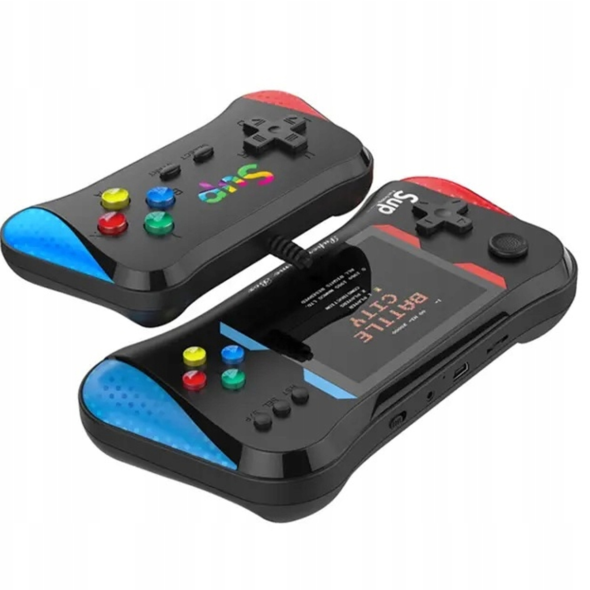 MINI KONSOLA RETRO  PRZENOŚNA 500GIER GIERKA  DO TV EKRAN 3,5'' X7M