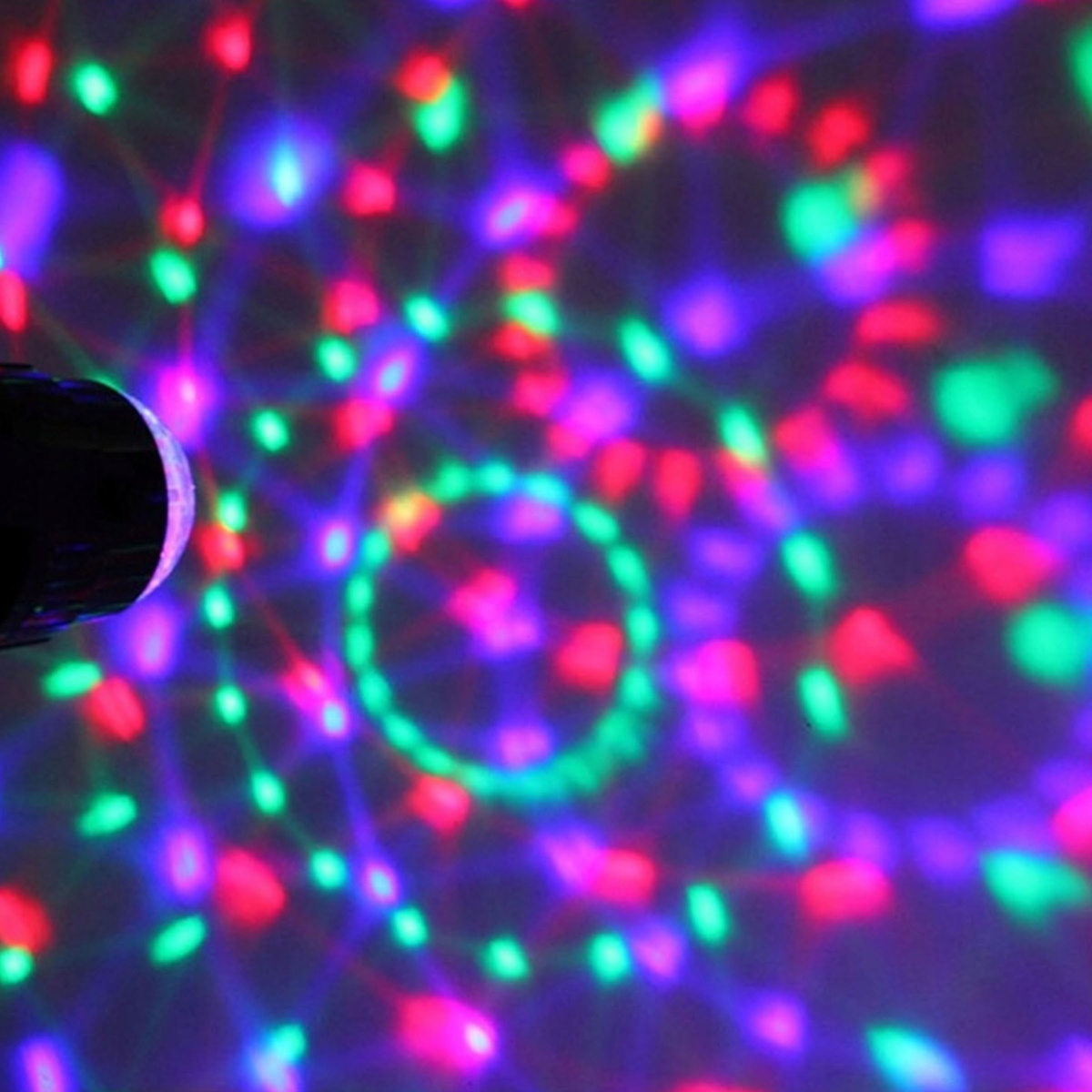 KULA DISCO PROJEKTOR RGB LED DYSKOTEKOWY REFLEKTOR NA IMPREZĘ LASER   PILOT