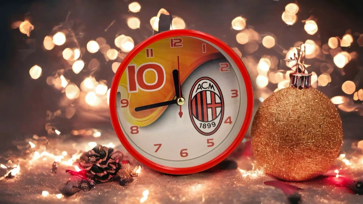 ZEGAREK DLA KIBICA BUDZIK ZEGAR A.C. MILAN DLA FANÓW DRUŻYNY Z MEDIOLANU