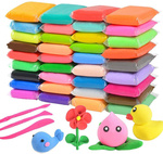 MASA PLASTYCZNA MAGICZNA PIANKOLINA KREATYWNA SUPER CLAY 36 SZTUK KOLORÓW 