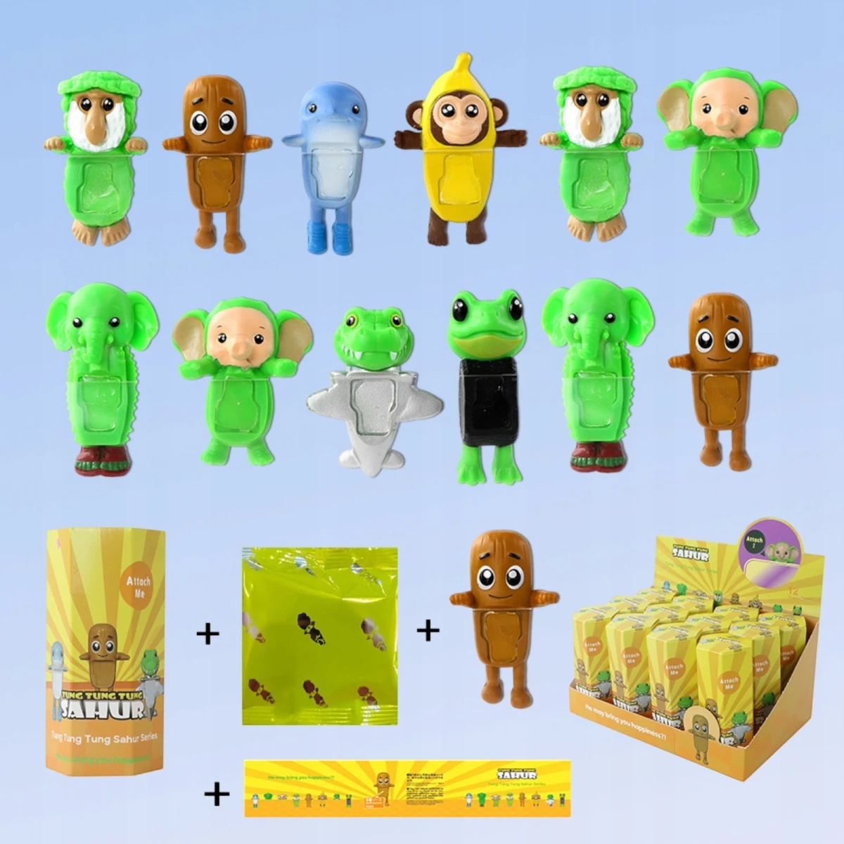 SONNY ANGEL BRAINROT FIGURKA NIESPODZIANKA SAHUR TRALALERO KAPUCZINA LALKA