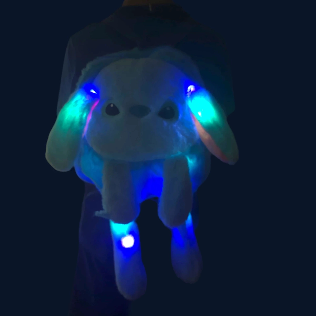 PLECAK DZIECIĘCY KRÓLICZEK JEDNOKOMOROWY ŚWIECĄCY LILO STICH RUCHOME USZY