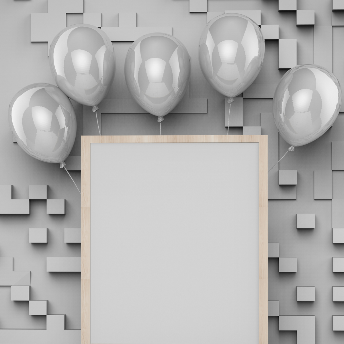 ZESTAW BALONÓW METALICZNYCH SREBRO ŚLUB WESELE IMPREZA 100szt BALONY 30cm