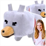 MINECRAFT PIES WILK DUŻA MASKOTKA Z GRY PLUSZOWA PLUSZAK POSTAĆ MIĘKKI 