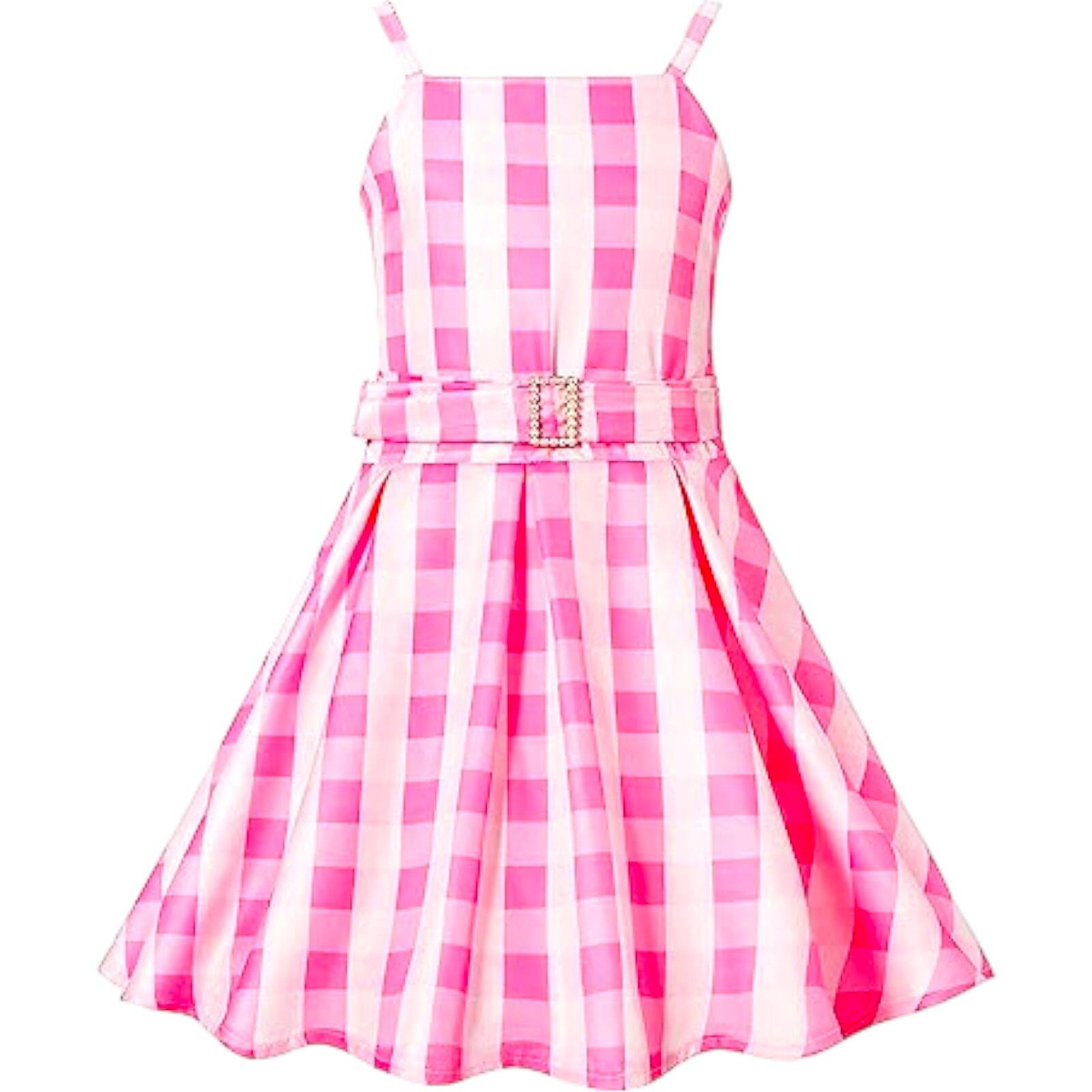 KOSTIUM BARBIE DLA DZIEWCZYNKI STRÓJ SUKIENKA KOKARDKA S 110-120 KARNAWAŁ