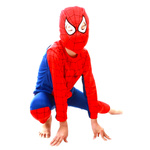 STRÓJ SPIDERMAN PAJĄK KOSTIUM + MASKA 3w1 PRZEBRANIE DLA CHŁOPCA  98-110 S