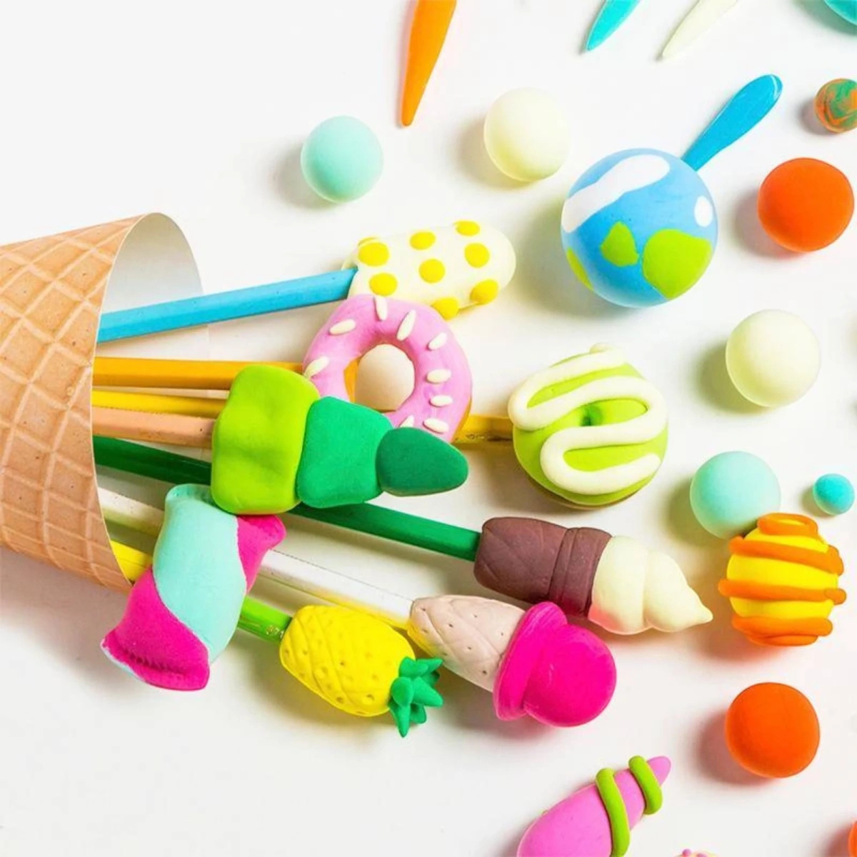 Super Clay Magiczna Piankolina Sensoryczna 48 sztuk