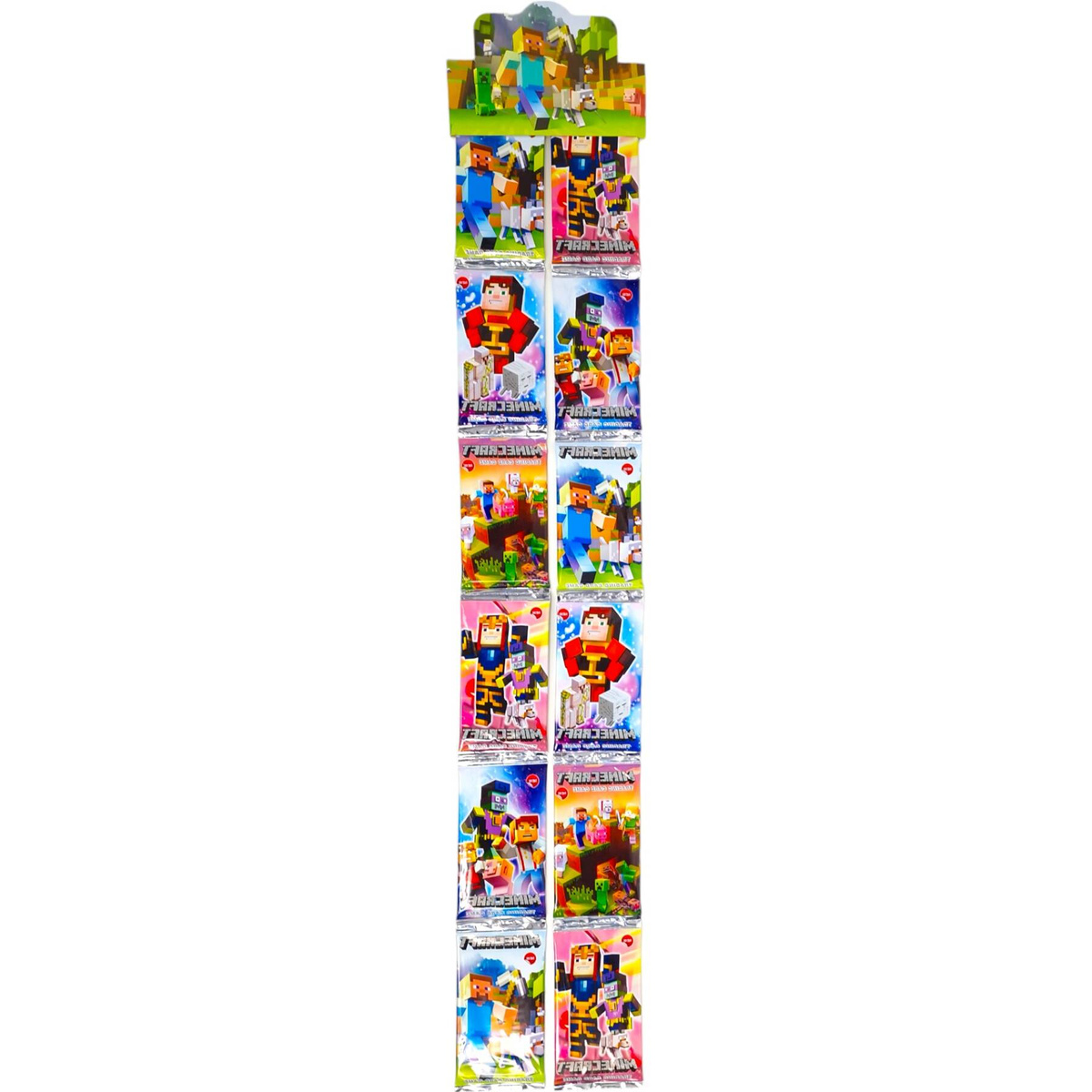 MINECRAFT KARTY KOLEKCJONERSKIE DO GRY 288 SZTUK 36 SASZETEK MEGA BOX BOOST