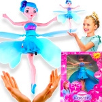 LATAJĄCA LALKA MAGICZNA WRÓŻKA KWIATOWA STEROWANA RĘKĄ DŁONIĄ USB 