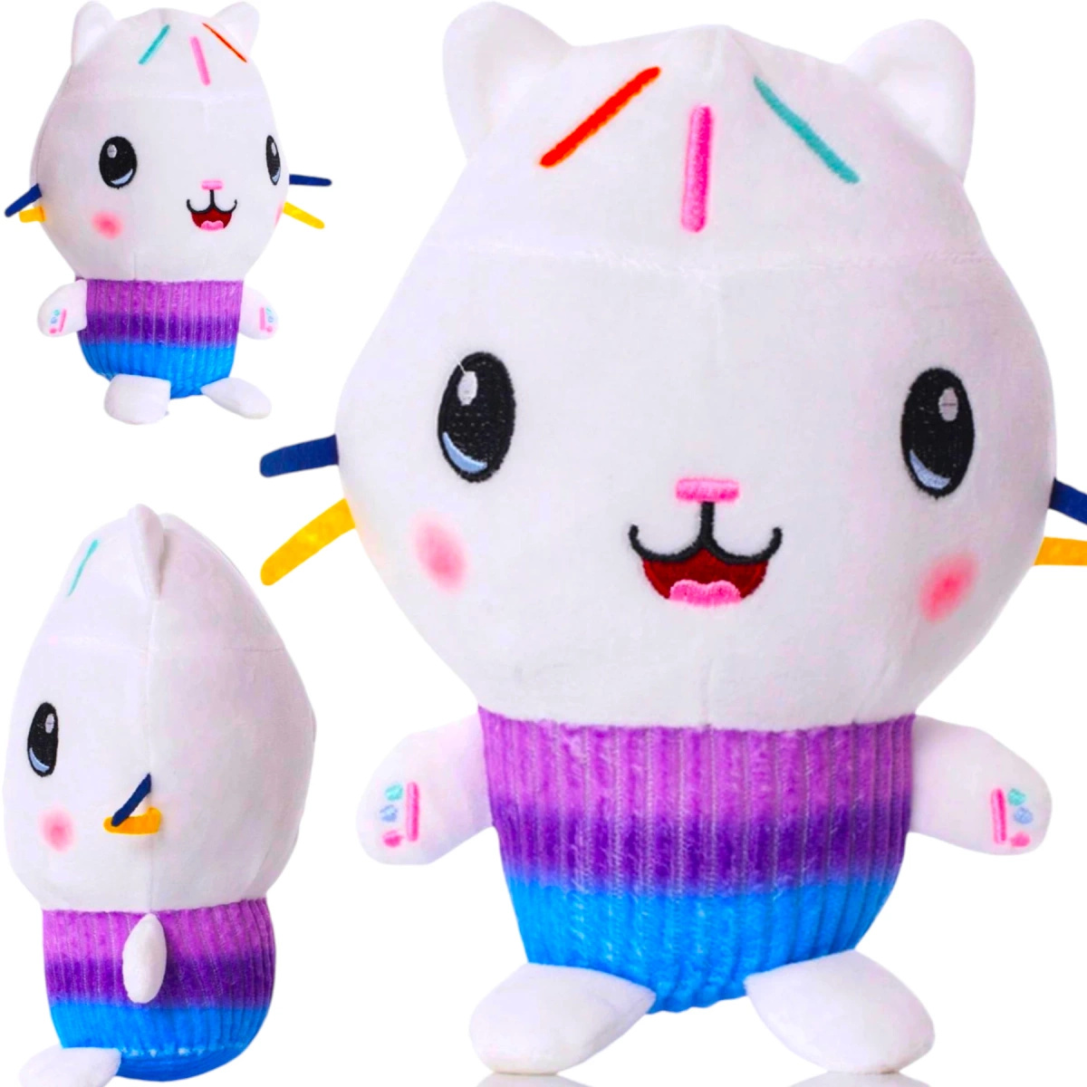 MASKOTKA KOCI DOMEK GABI DUŻY PLUSZAK ŁAKOTEK KOTEK Z BAJKI PRZYTULANKA