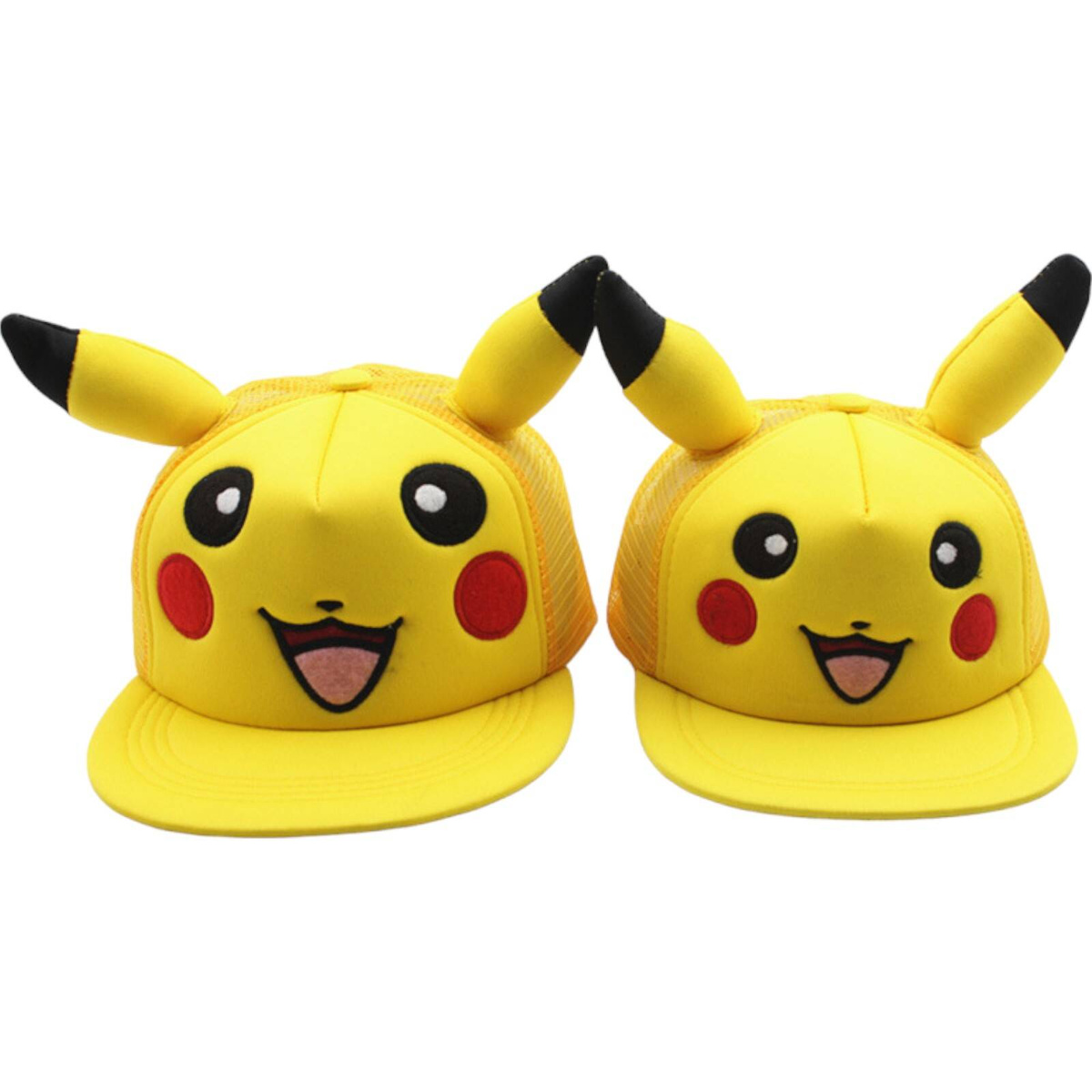 CZAPKA Z DASZKIEM POKEMON PIKACHU DUŻE USZY REGULOWANA DLA DZIECI FULL CAP