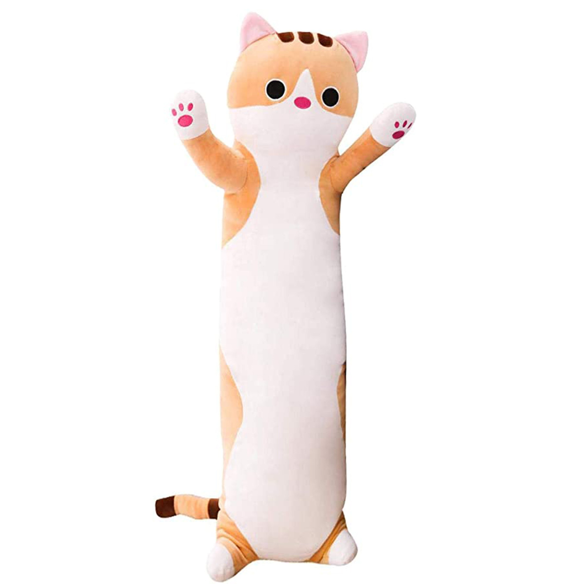 PODUSZKA PLUSZOWA MASKOTKA DŁUGI KOT ZAGŁÓWEK 70cm