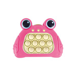 GRA ELEKTRONICZNA POP IT ZRĘCZNOŚCIOWA ANTYSTRESOWA ŻABKA POPIT KONSOLA 