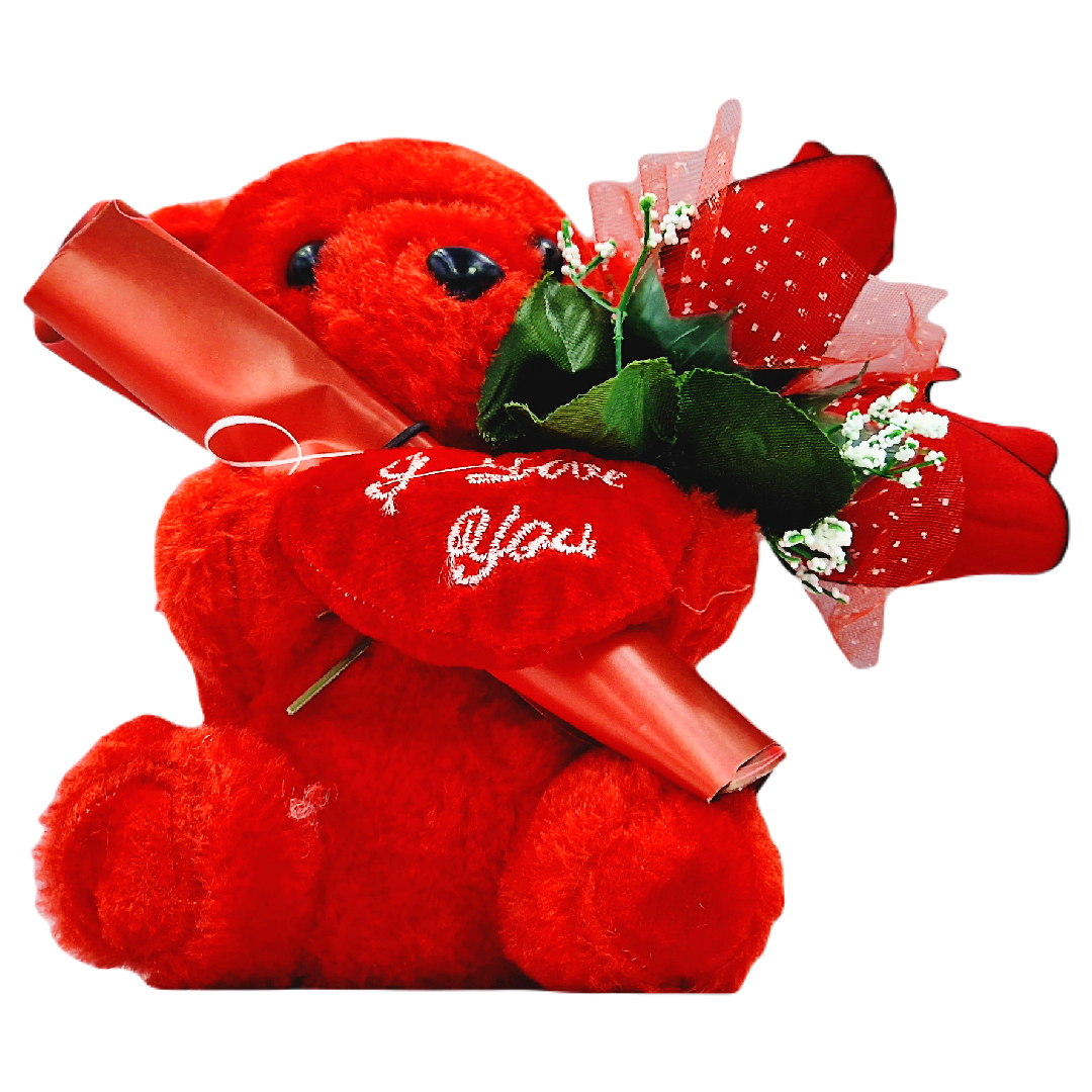 ZESTAW 4w1 PREZENT DLA ZAKOCHANYCH GIFTBOX DLA UKOCHANEJ NA WALENTYNKI MIŚ