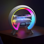 4W1 LAMPKA LED ŁADOWARKA BEZPRZEWODOWA IQ GŁOŚNIK BLUETOOTH BUDZIK RADIO FM