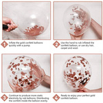 BALONY RÓŻOWO CZARNA GIRLANDA BALONOWA CZARNE RÓŻOWE FUKSJA KONFETTI 95el