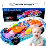 INTERAKTYWNY SAMOCHÓD LED AUTO DLA DZIECI ZABAWKA JEŹDZI ŚWIECI GRA DŹWIĘK